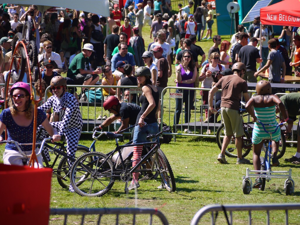 Crazy bikes rodeo.